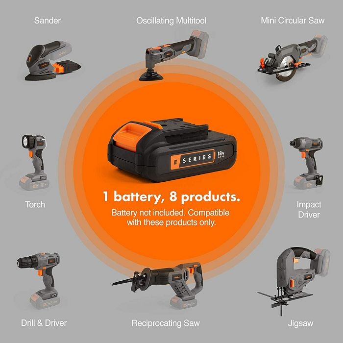 VonHaus E-Series cordless impact screwdriver 18V