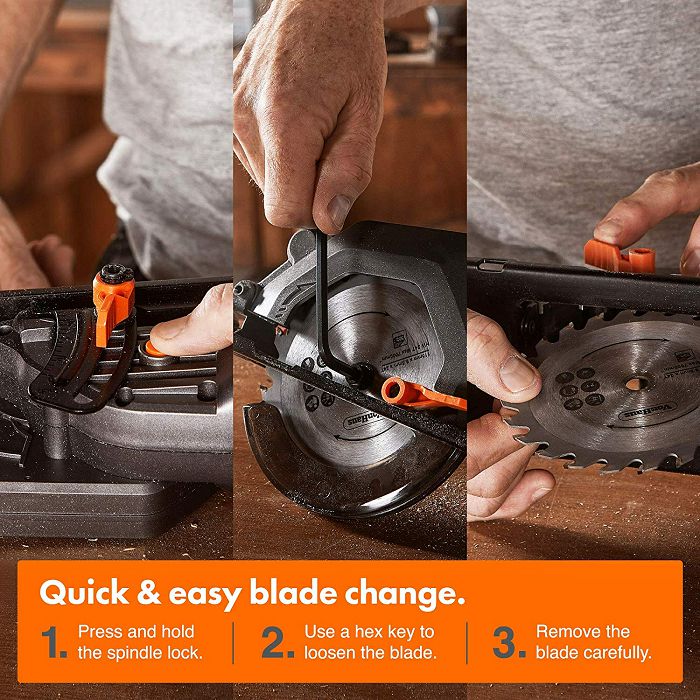 VonHaus E-Series cordless hand-held circular saw 18V