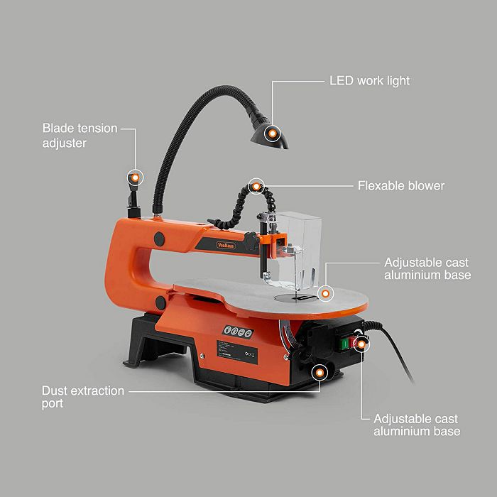 VonHaus 405mm decoupage saw with LED light 3500180