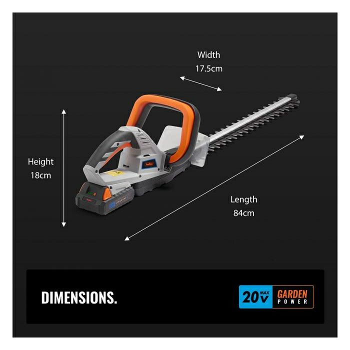 VonHaus cordless shrub shears G-Series