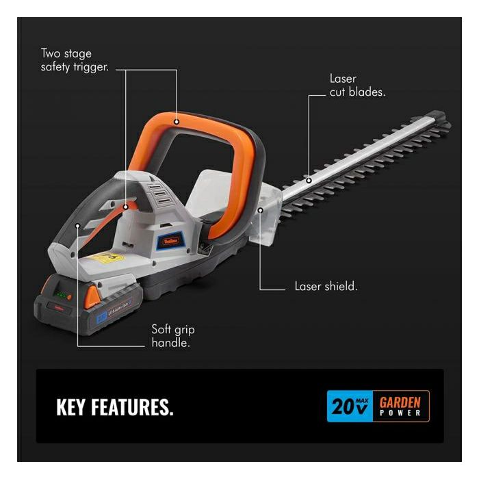 VonHaus cordless shrub shears G-Series