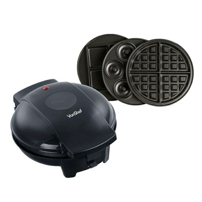 VonShef 3in1 waffle maker, donuts and brownies