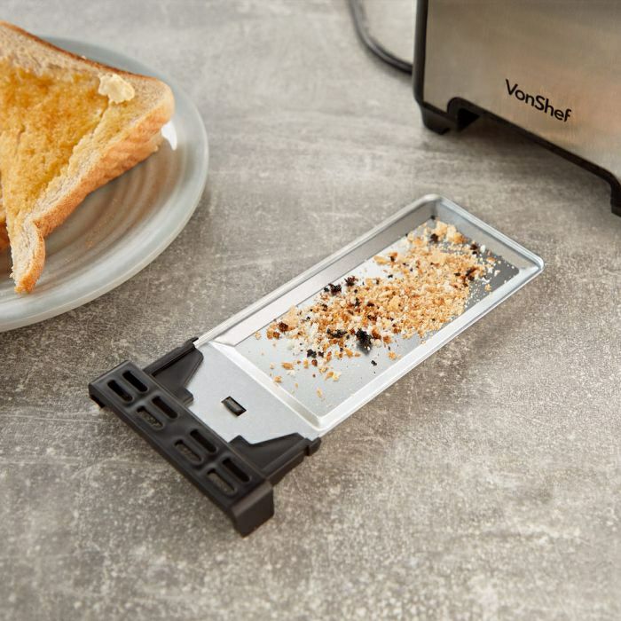 VonShef stainless steel toaster