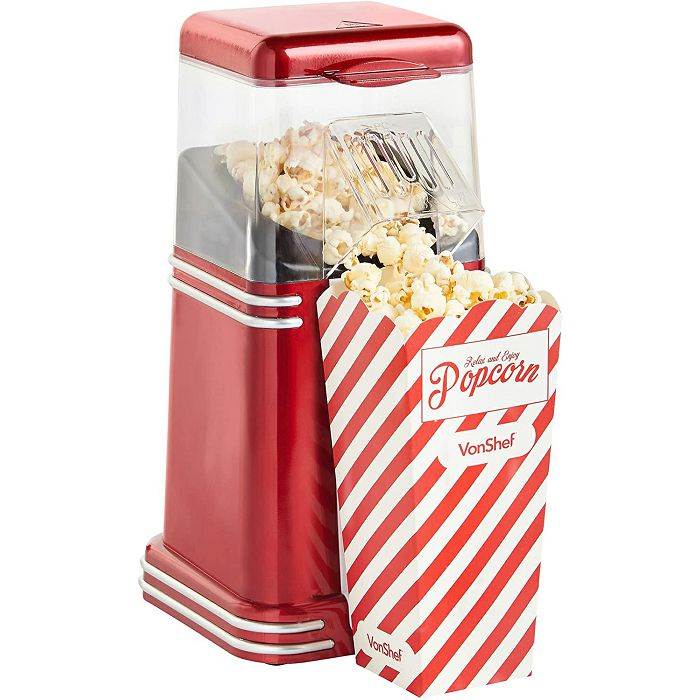 Vonshef retro popcorn maker