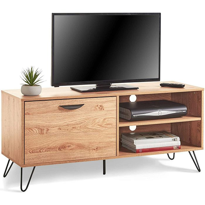 Vonhaus Capri small TV cabinet, oak