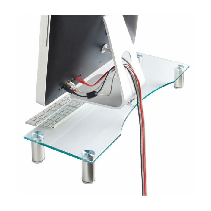 Vonhaus glass stand for monitor L transparent
