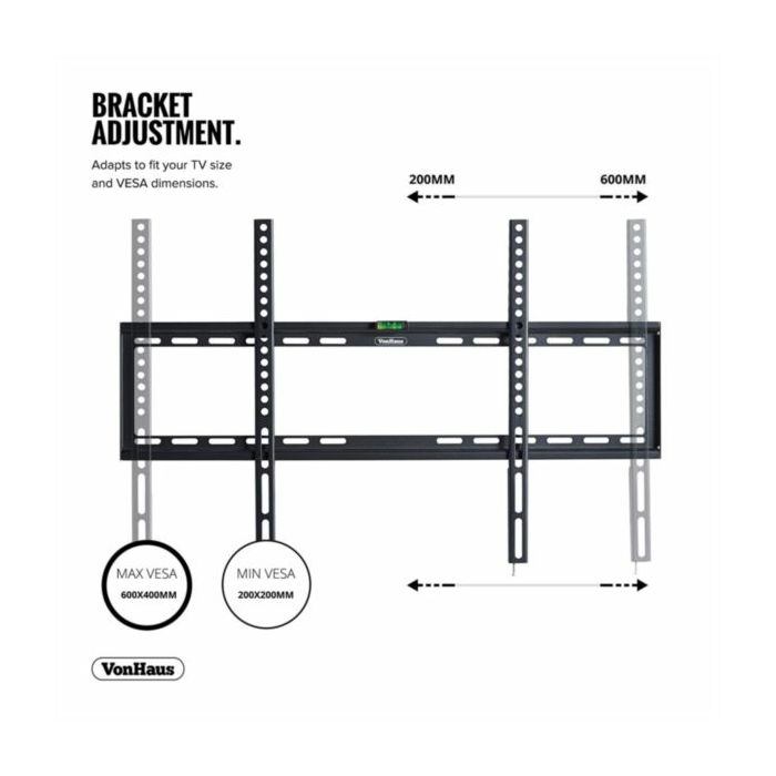 VonHaus 37-70 '' fixed TV wall mount up to 35kg