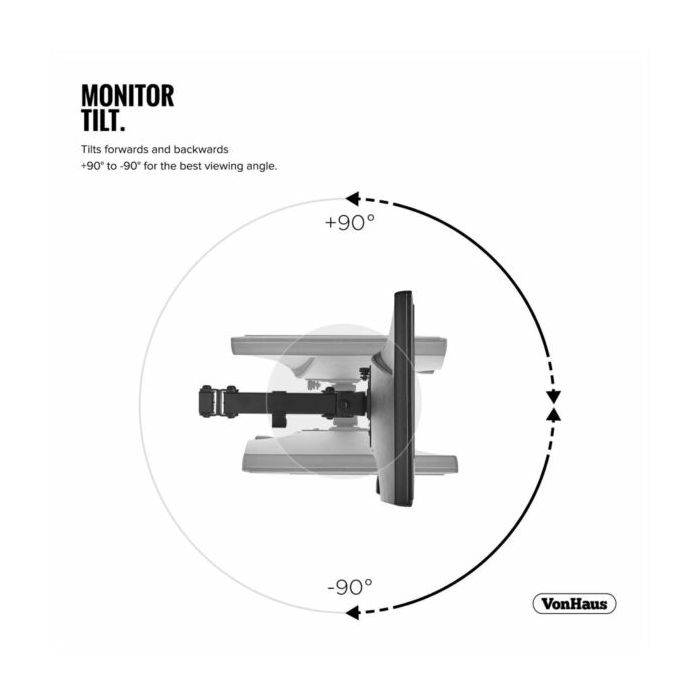VonHaus single desktop monitor holder (13-32 '')