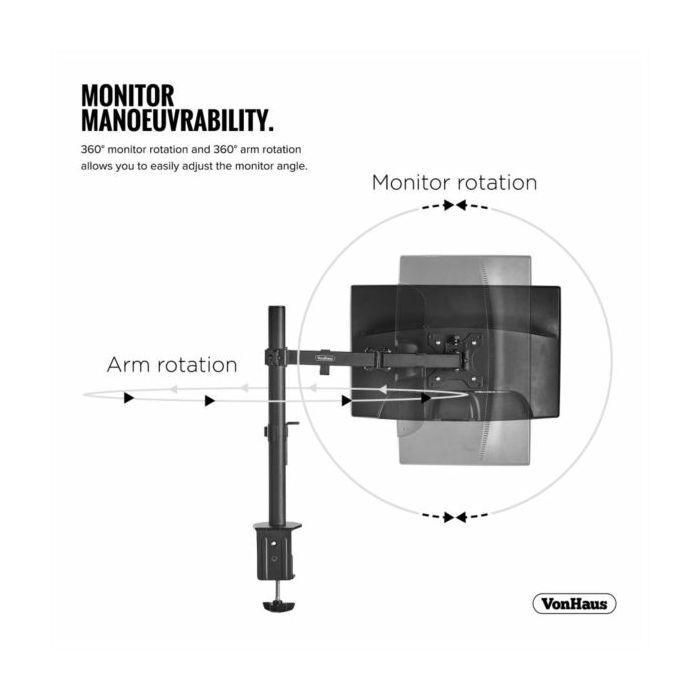 VonHaus single desktop monitor holder (13-32 '')