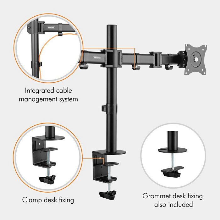 VonHaus dual desktop bracket for two monitors (13 - 32 '')