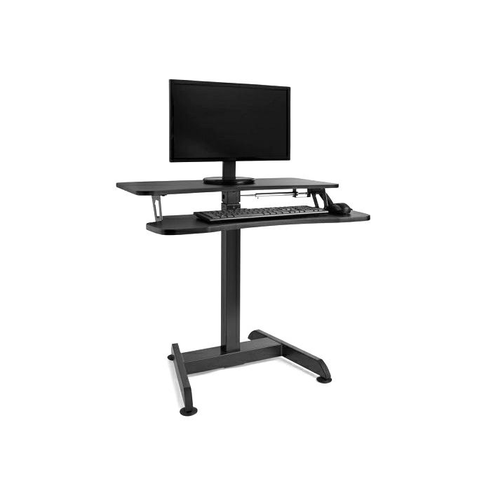 VonHaus Sit &amp; Stand adjustable table black