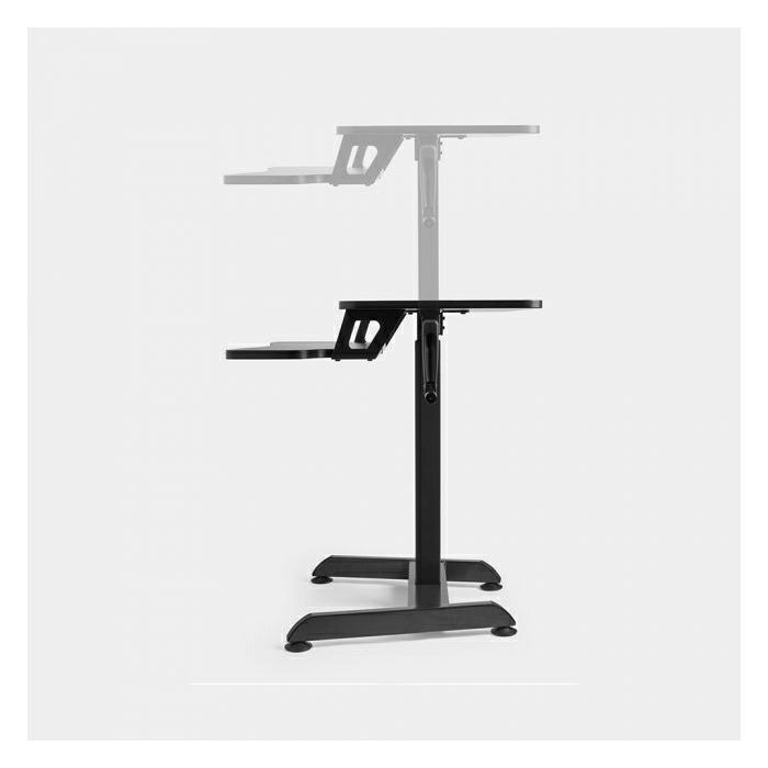 VonHaus Sit &amp; Stand adjustable table black