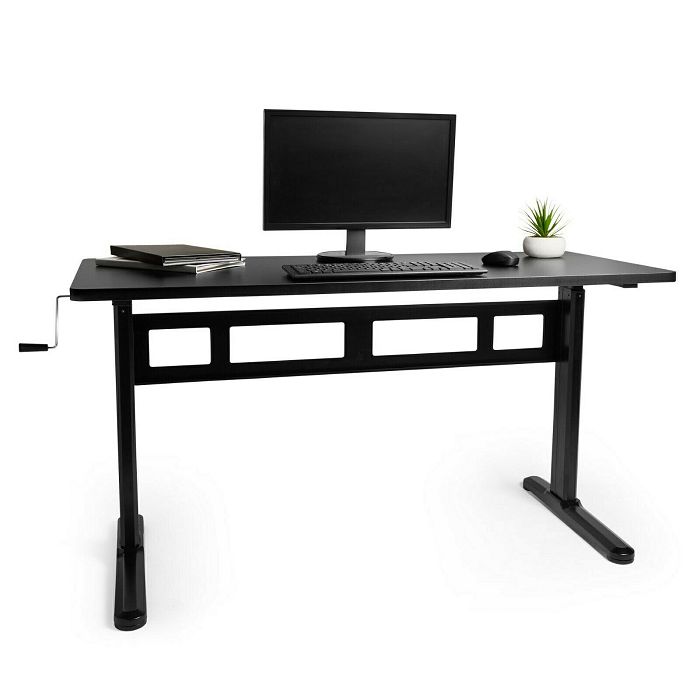 VonHaus adjustable Sit, Stand workbench black