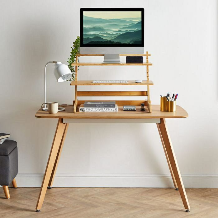 VonHaus Sit-Stand coffee table made of bamboo