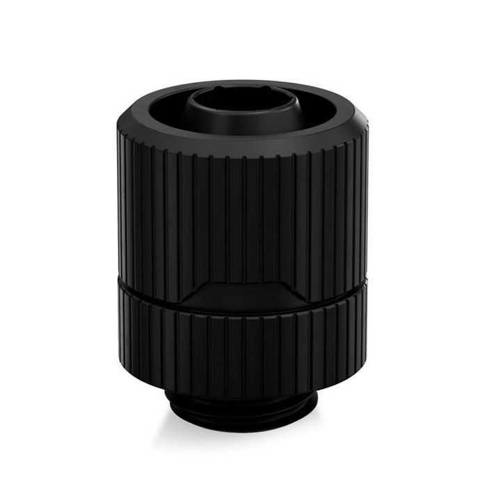 EK Water Blocks EK-Torque Rotary STC-16/10 Anschluss gerade, G1/4 Zoll AG auf 16/10mm - schwarz 3831109833346