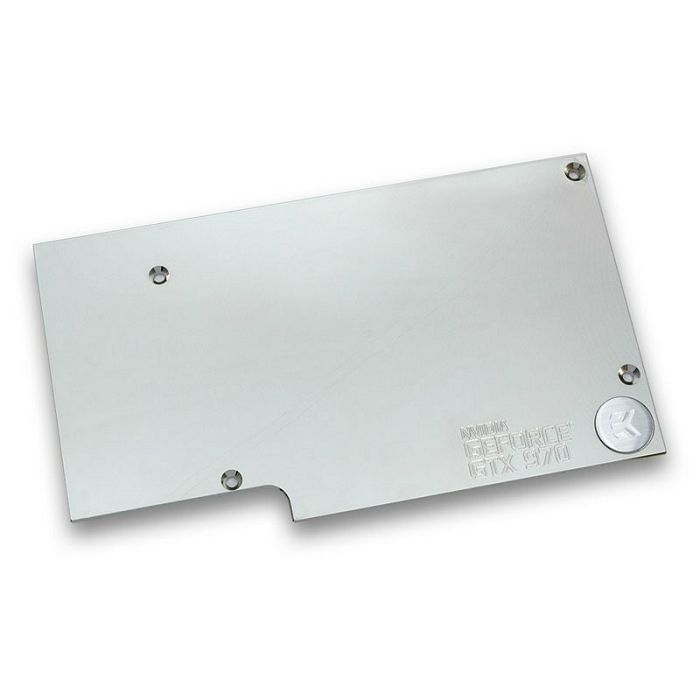 EK Water Blocks EK-FC970 GTX Backplate - Nickel 3831109869444