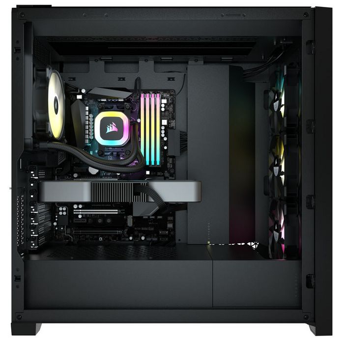 Corsair H55 RGB complete water cooling - 120 mm, black-CW-9060052-WW