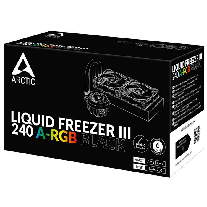Arctic Liquid Freezer III ARGB CPU complete water cooling - 240mm-ACFRE00142A