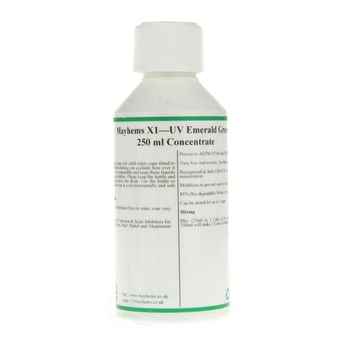 Mayhems X1 Konzentrat, UV Green - 250ml MX1UVG250ML