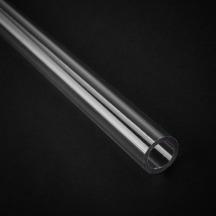 Bitspower None Chamfer PETG Link Tube 16/12mm, 50cm - transparent BP-NCPLT16-L500