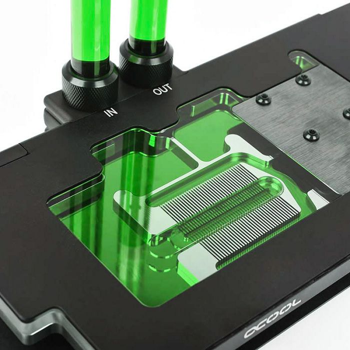 Alphacool Eiswasser Crystal Green UV-aktiv, 1000ml Fertiggemisch - grün 18545