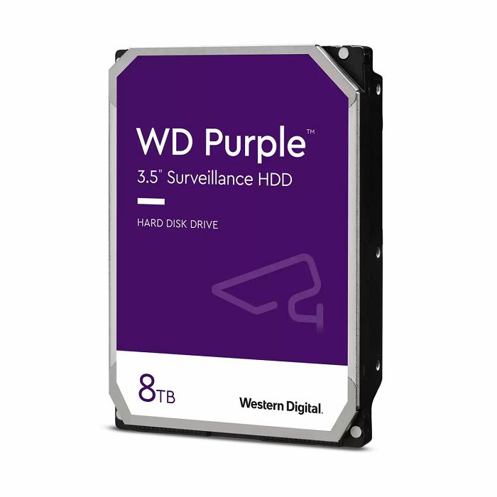 Hard disk 8TB PURPLE for video surveillance 5640 revolutions, 256MB