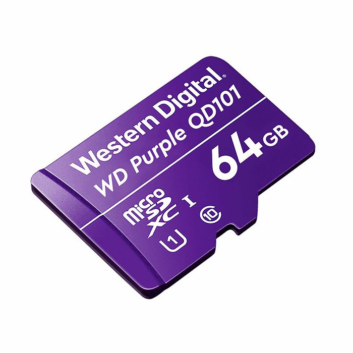 WD 64GB Purple microSD card Ultra