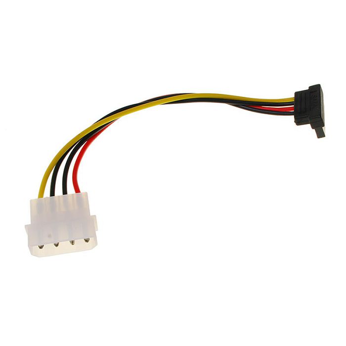 InLine SATA Stromadapterkabel an 4-Pol Molex gewinkelt unten 29670W