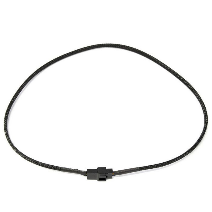Watercool 4-Pin PWM Verlängerung, black - 30cm 60314