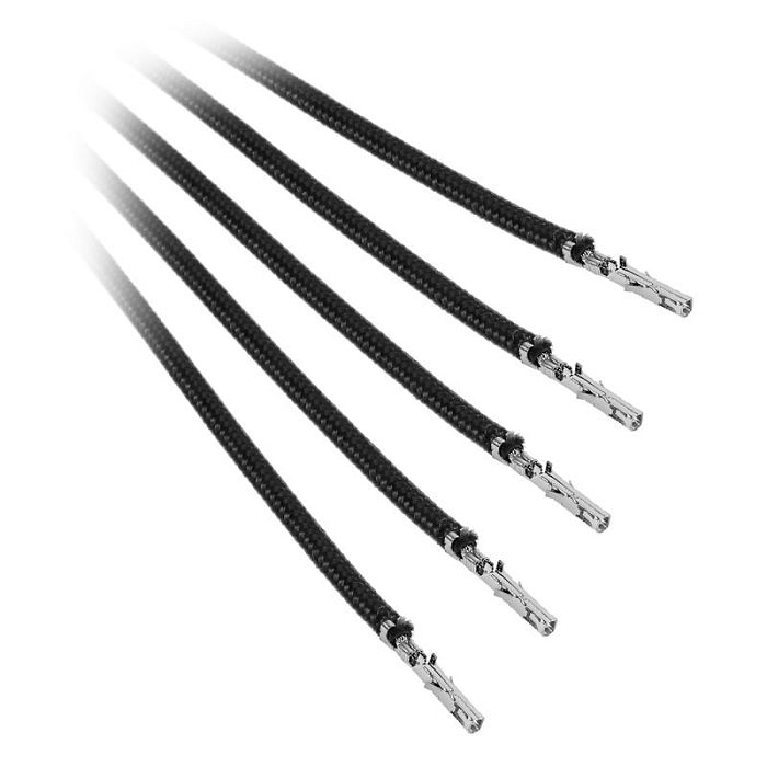 BitFenix Alchemy 2.0 PSU Cable, 5x 20cm - schwarz BFX-ALC-20CMLK-RP
