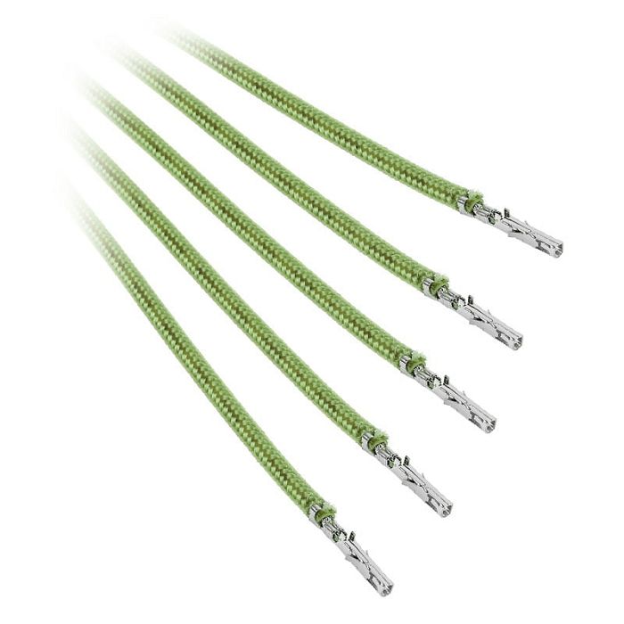 BitFenix Alchemy 2.0 PSU Cable, 5x 60cm - hellgrün BFX-ALC-60CMLN-RP