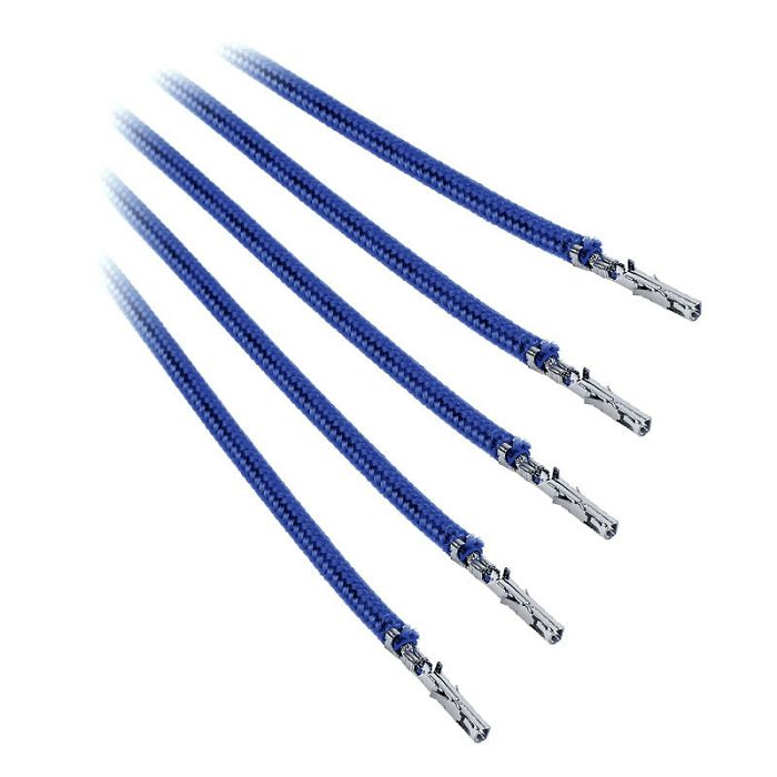 BitFenix Alchemy 2.0 PSU Cable, 5x 40cm - blau BFX-ALC-40CMLB-RP