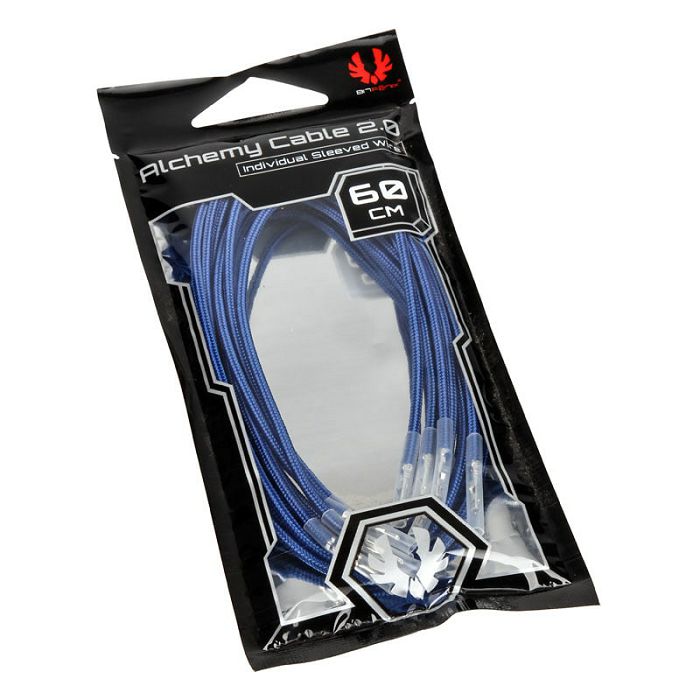 BitFenix Alchemy 2.0 PSU Cable, 5x 60cm - blau BFX-ALC-60CMLB-RP