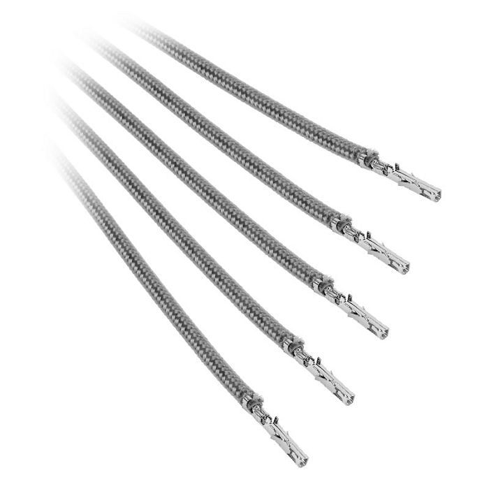 BitFenix Alchemy 2.0 PSU Cable, 5x 60cm - grau BFX-ALC-60CMLGY-RP