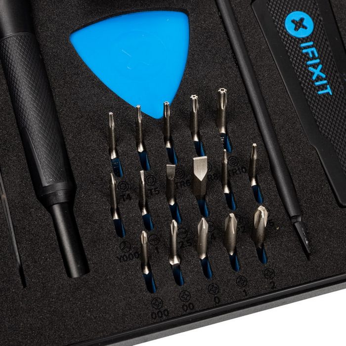 iFixit Essential Electronics Toolkit + faltbare Antistatik-Matte-ZUBU-060