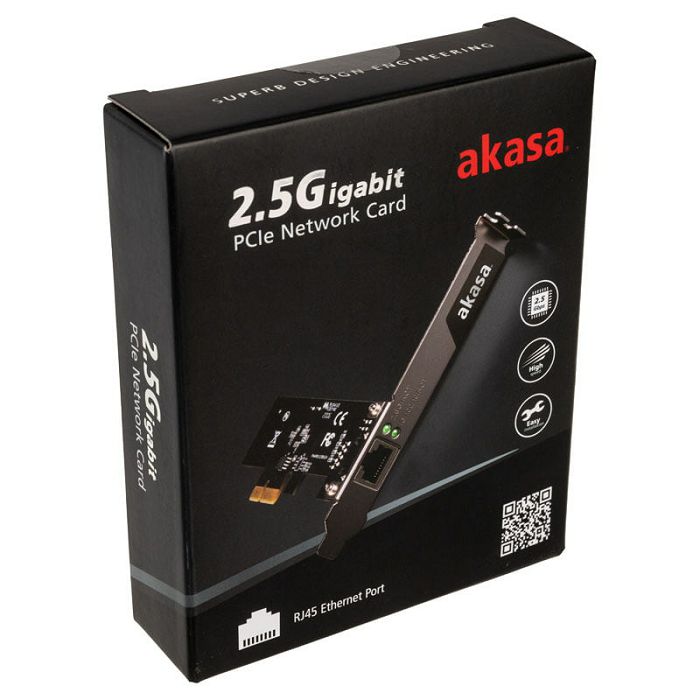 Akasa PCIe network card, 2.5GB AK-PCCE25-01