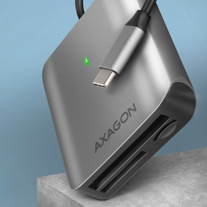 AXAGON CRE-S3C External card reader USB-C 3.2 Gen 1, 3-slot, SD/microSD/CF, UHS-II CRE-S3C