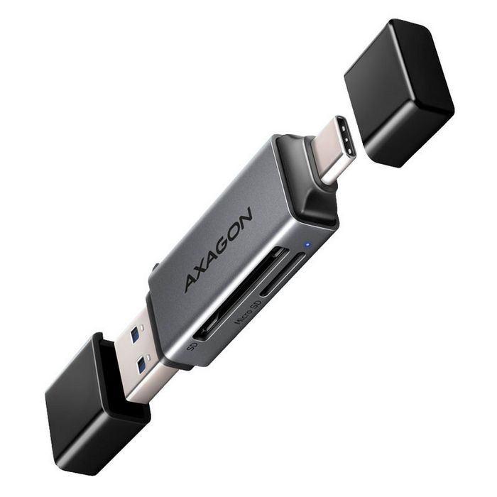 AXAGON CRE-DAC External USB 3.2 Gen1 Type-C+Type-A 2-slot SD/microSD CRE-DAC