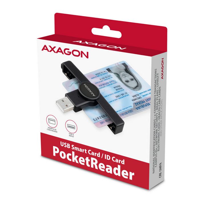 AXAGON CRE-SMPA USB Smart Card PocketReader CRE-SMPA