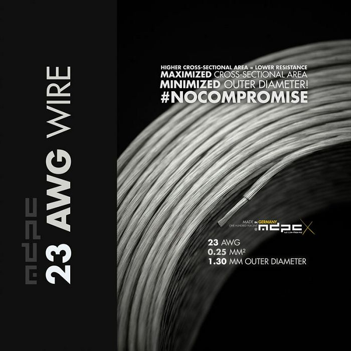 MDPC-X Schaltlitze 23-AWG Transparent, 1m WI-23AWG-TX