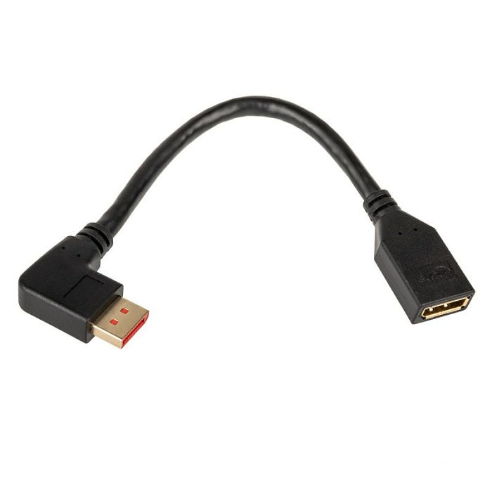 InLine DisplayPort Adapterkabel, 8K4K, links gewinkelt - 0,15m 17159L