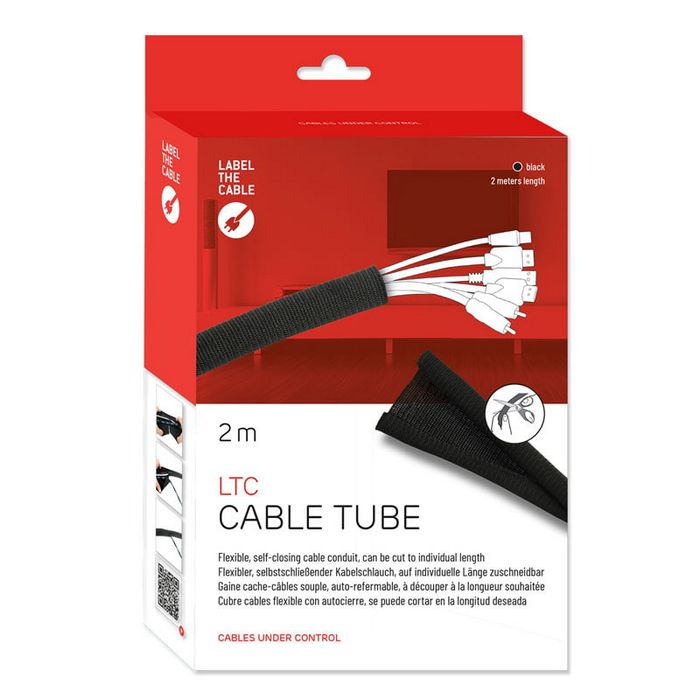 LABEL THE CABLE cable hose 2m - black LTC 5110
