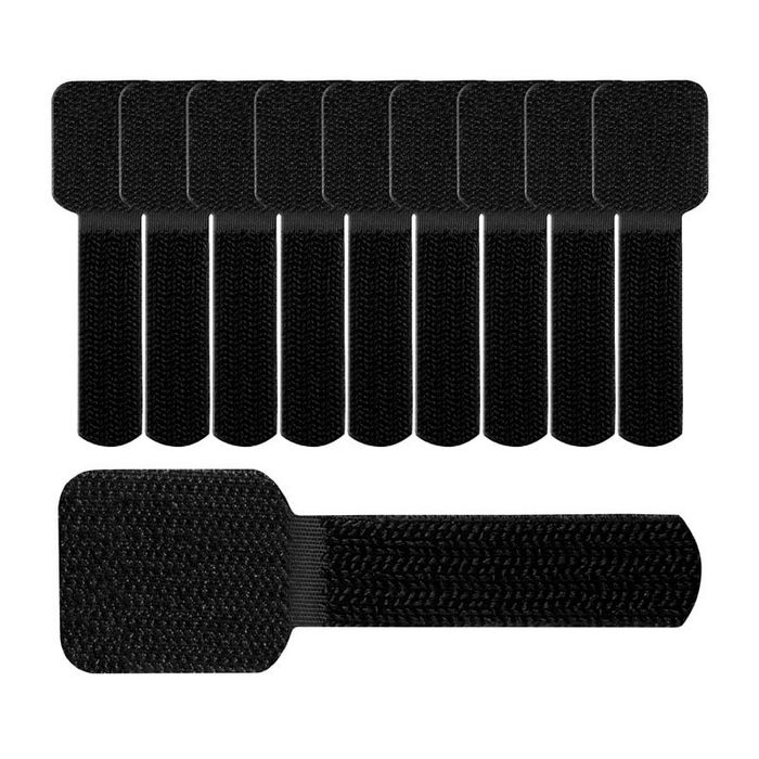 LABEL THE CABLE PRO Wall Velcro cable holder set of 50 - black PRO 3110