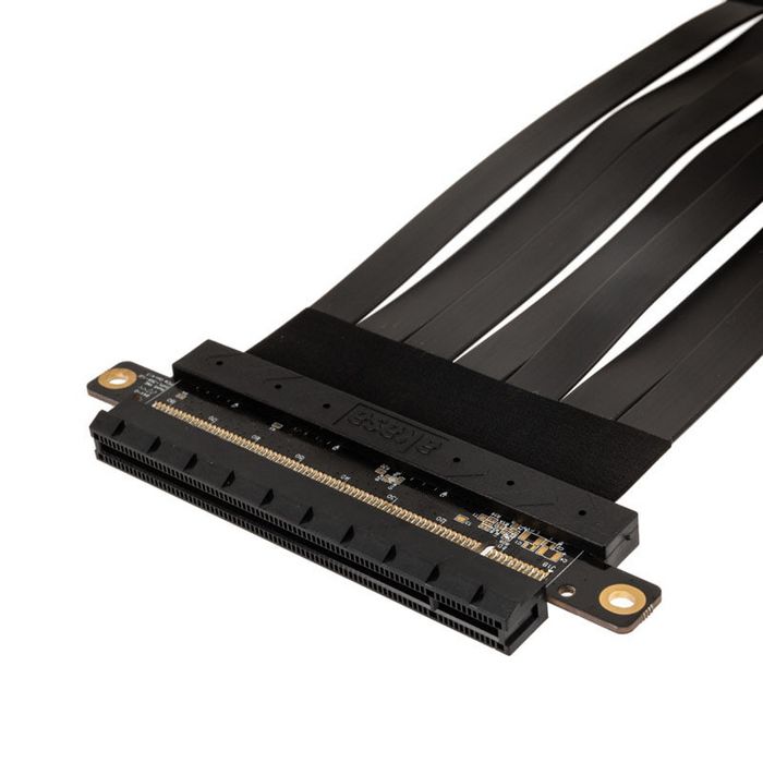 Akasa Riser Black X2 Mark IV, premium PCIe 4.0 x16 riser cable, 20 cm - black AK-CBPE03-20B