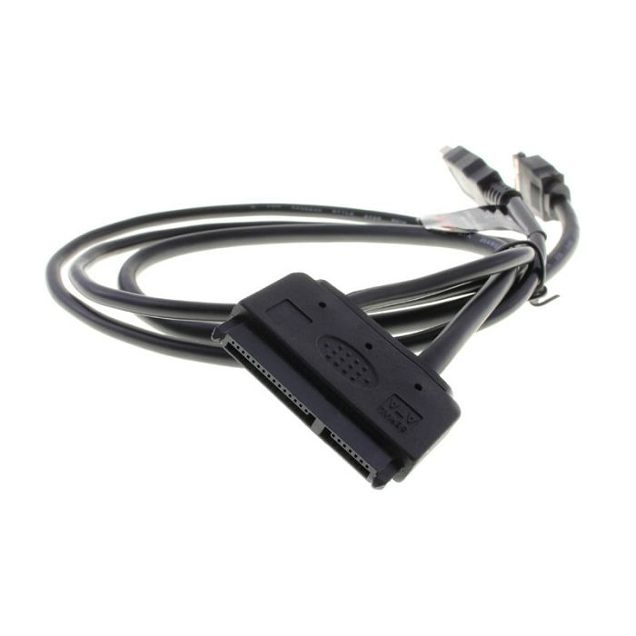 Akasa Flexstor eSATA Cable for 2.5" SATA HDD and SSD AK-CBSA03-80BK