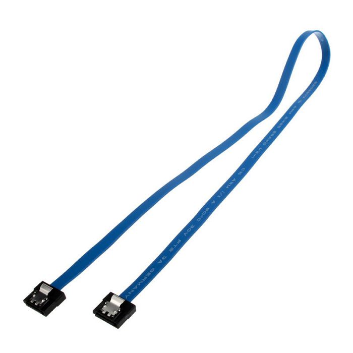 Akasa Proslim SATA 3 Kabel 50cm gerade - blue AK-CBSA05-50BL