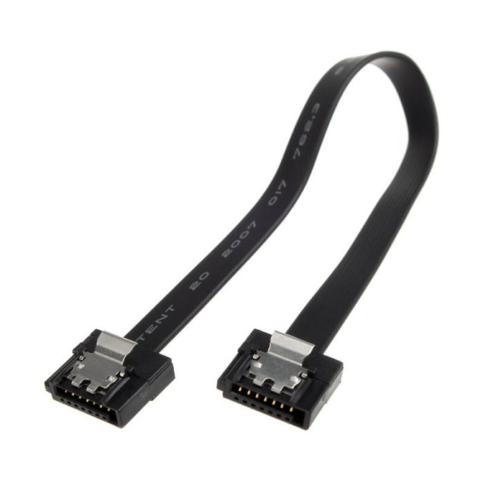 Akasa Proslim SATA 3 Kabel 15cm gerade - schwarz AK-CBSA05-15BK