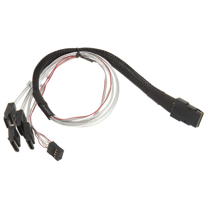 SilverStone SST-CPS03 Mini-SAS zu SATA Kabel - 50 cm SST-CPS03