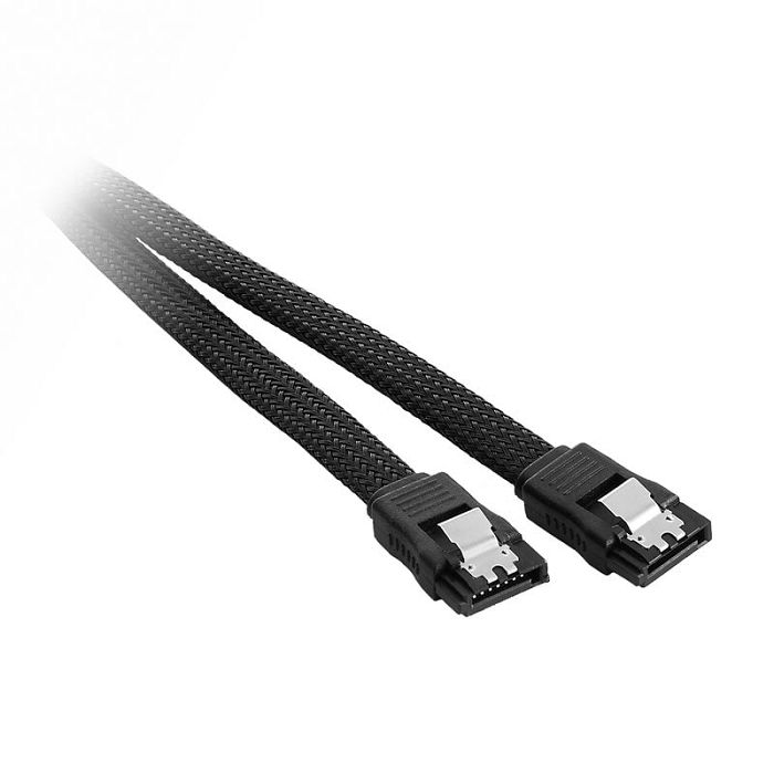 CableMod ModMesh SATA 3 Cable 30cm - schwarz CM-CAB-SATA-N30KK-R