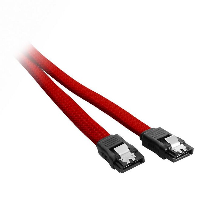 CableMod ModMesh SATA 3 Cable 30cm - red CM-CAB-SATA-N30KR-R
